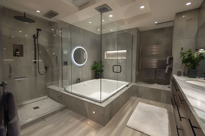Modern Bathtub Setup